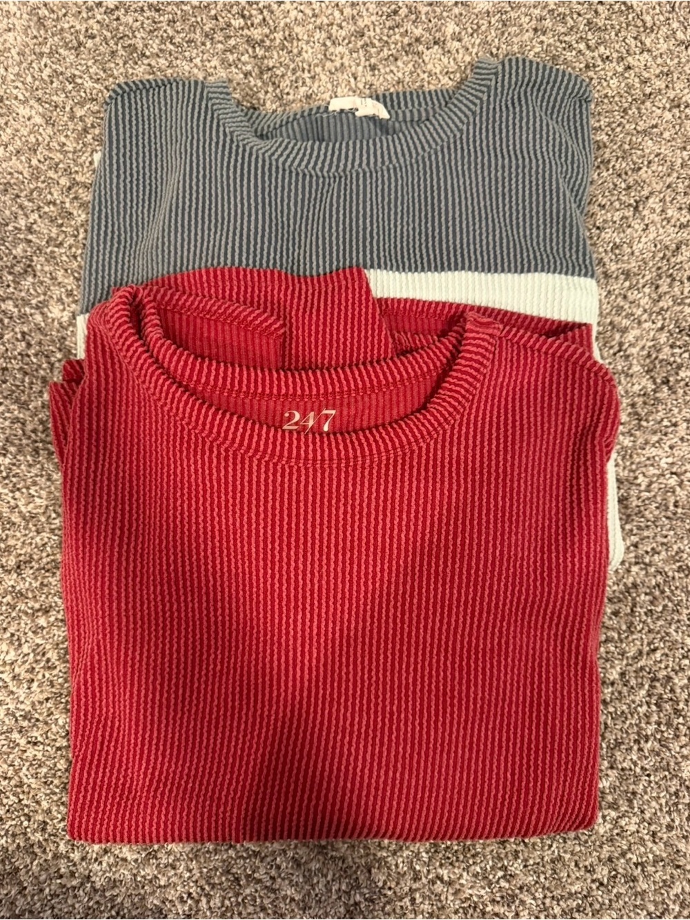 2 Maurice’s Long Sleeved Textured Shirts 3x